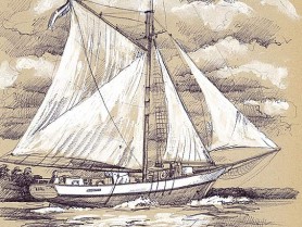 Gamla båt i Skärgården 1